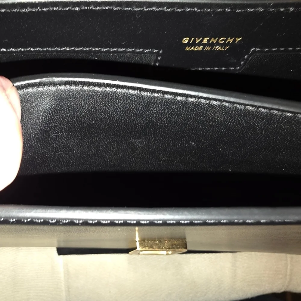 New Givenchy Embroidered Fabric and Leather Chain Medium Bag